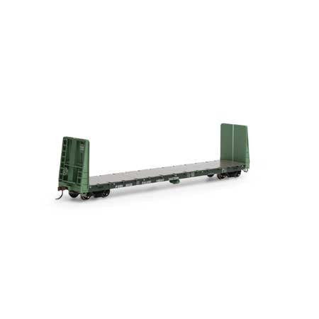 Athearn HO Scale 60' Bulkhead Flat, PGE Pacific Great Eastern #16021