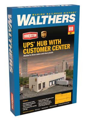 933 - 4110 HO - Scale UPS(R) Hub with Customer Center, Cornerstone Part
