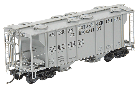 HO Scale Kadee 8323 NAHX #31229 North American Potash PS-2 Two Bay Hoppers