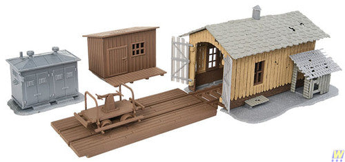 HO Scale WAL-931-909 Trackside Tool Building Kits