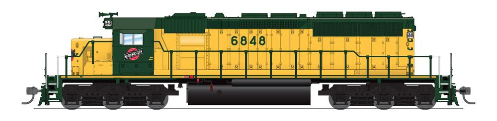 Broadway Limited Paragon 4 SD40-2 C&NW #6867 HO Scale with Sound & DCC