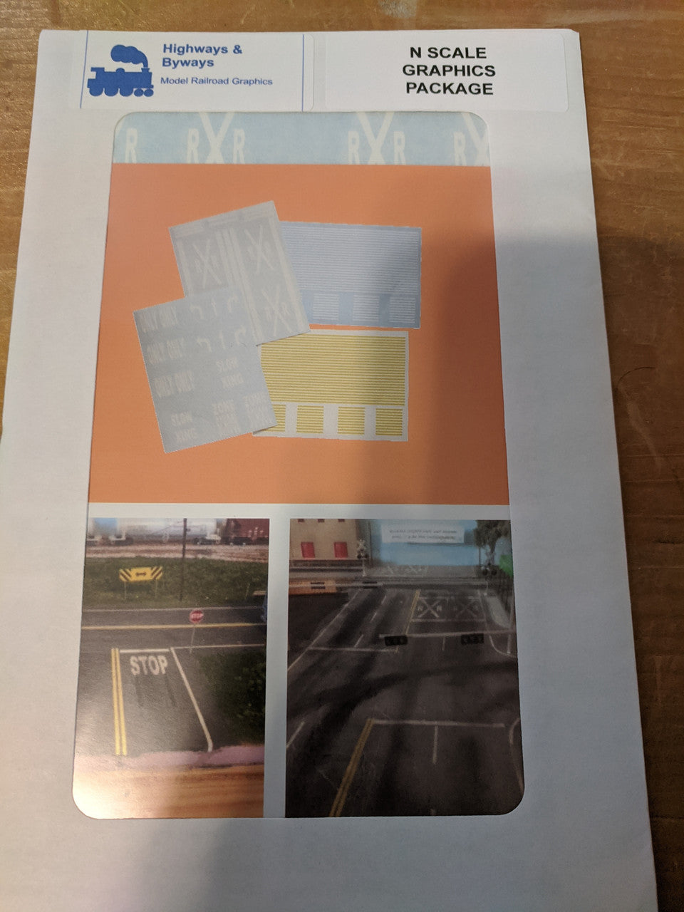 71-1234 N Scale Highways & Byways Graphic Decals Set - Part # 71-1234