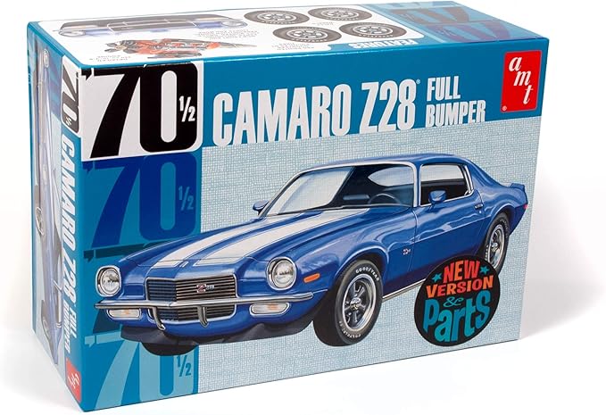 1970 1/25 Scale AMT Camaro Z28 Model Kit with Full Bumper