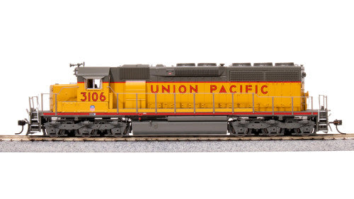 Broadway Limited HO Scale BLI 7648 EMD SD40 UP 3106 Yellow & Gray w/Paragon 4 Sound & DCC