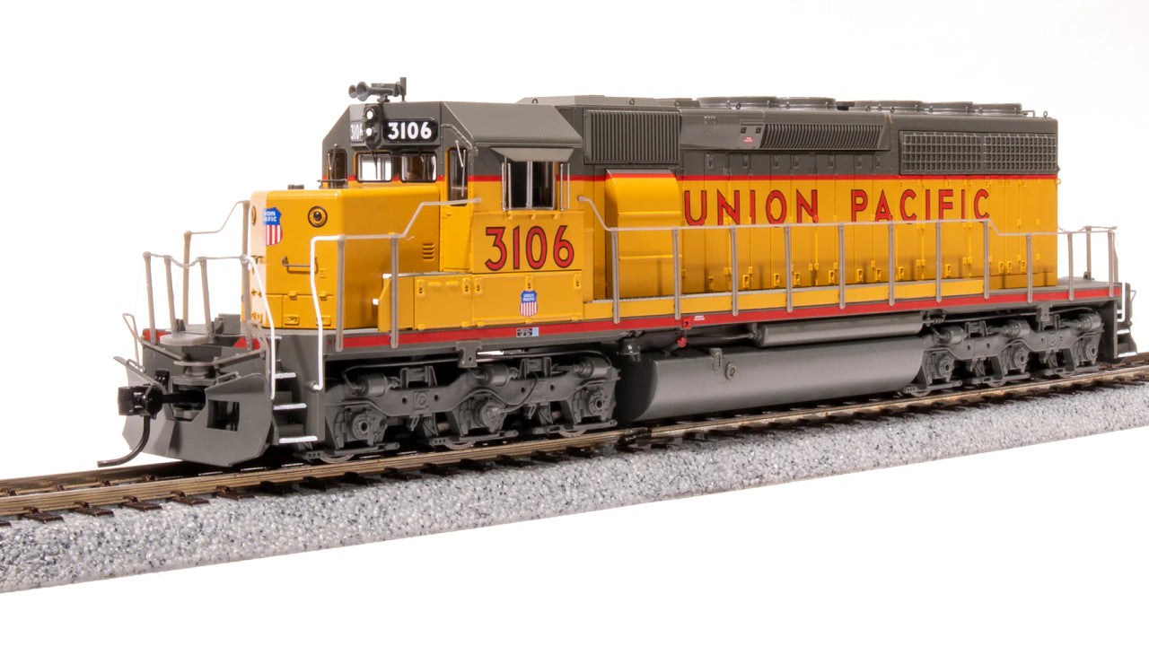 Broadway Limited HO Scale BLI 7648 EMD SD40 UP 3106 Yellow & Gray w/Paragon 4 Sound & DCC