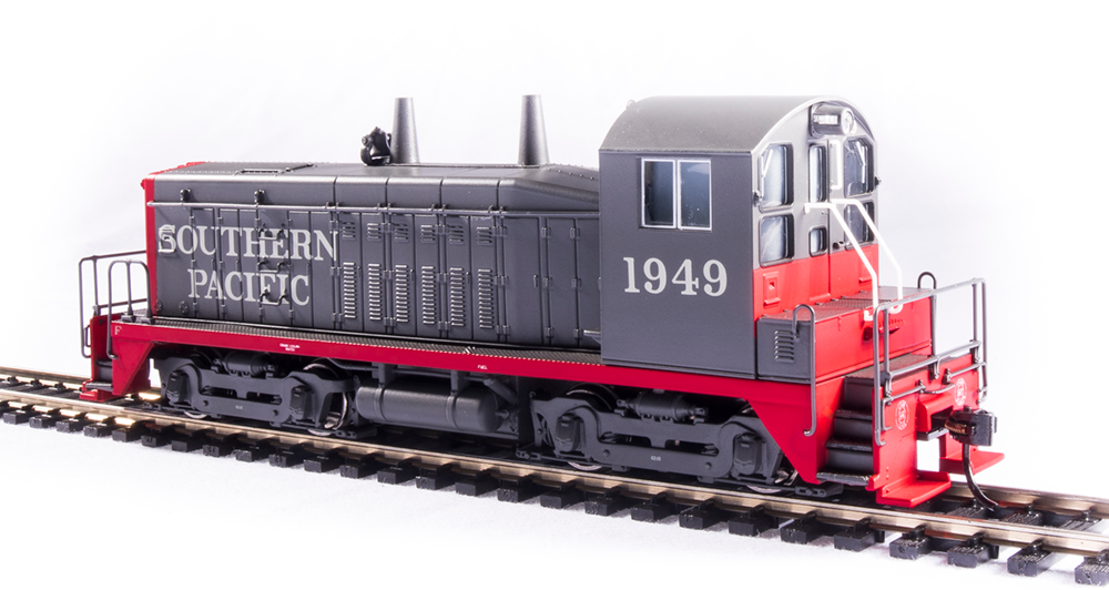 HO Scale Model Train - BLI 6732 EMD NW2 Locomotive, SP Southern Pacific #1945, Gray and Scarlet Color Scheme, Paragon4 Sound and DCC Functionality