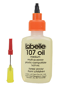 Labelle Industries 107 Plastic-Compatible Medium-Weight Motor Oil, 1/2 oz (14.8 mL), Part # 430-107