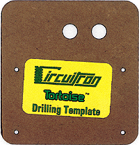 Circuitron 6190 All - Scales Tortoise - Style Circuit Drilling Template