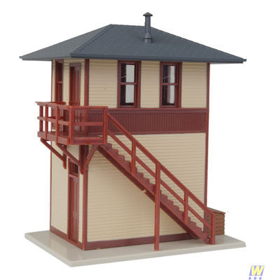 HO Scale Assembled Trackside Signal Tower WAL - 931 - 810