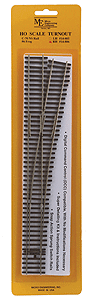 HO Scale Micro Engineering 14 - 806 Right - Hand Turnout with Code 70 #6 Metal Frog for Model Railroads