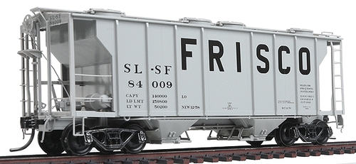 Kadee 8030 HO Scale SLSF - FRISCO PS - 2 Two Bay Hoppers #84009