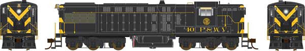 HO Scale Bowser 25110 Baldwin AS - 616 P&WV Pittsburgh & West Virginia #40 with LokSound and DCC