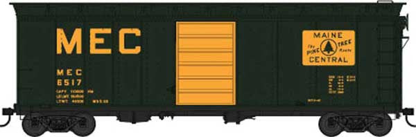 HO Scale Bowser 40' Boxcar - Maine Central #6588, MEC 42444