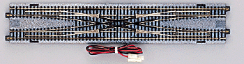 Kato 20-210 N Scale Unitrack 310mm (12 3/16 inches) Double Crossover Turnout Model Railroad Track, 20210