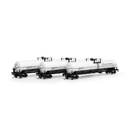 Athearn HO Scale 3-Pack of 62' AMPX Tank Cars (ATH16277)