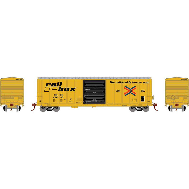 Athearn HO Scale ATH15964 RBOX RailBox #43696 - PS 5277 Single Door Boxcar Model for Railway Enthusiasts