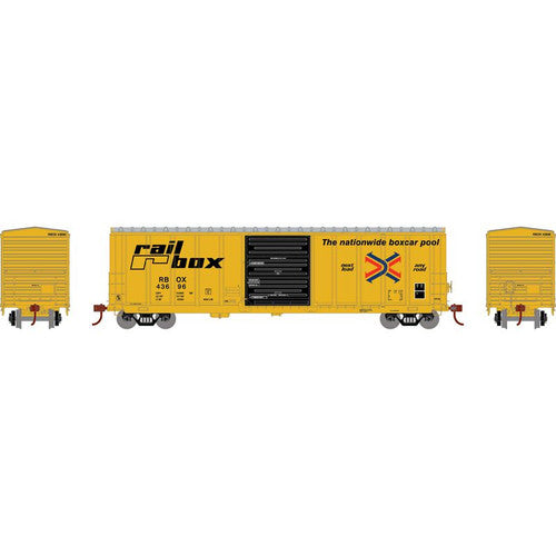 Athearn HO Scale ATH15964 RBOX RailBox #43696 - PS 5277 Single Door Boxcar Model for Railway Enthusiasts