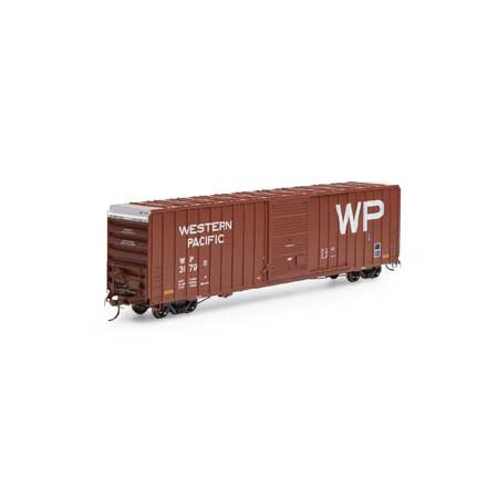 Athearn HO Scale 60' Hi-Cube Ex-Post Box, Western Pacific WP #3179