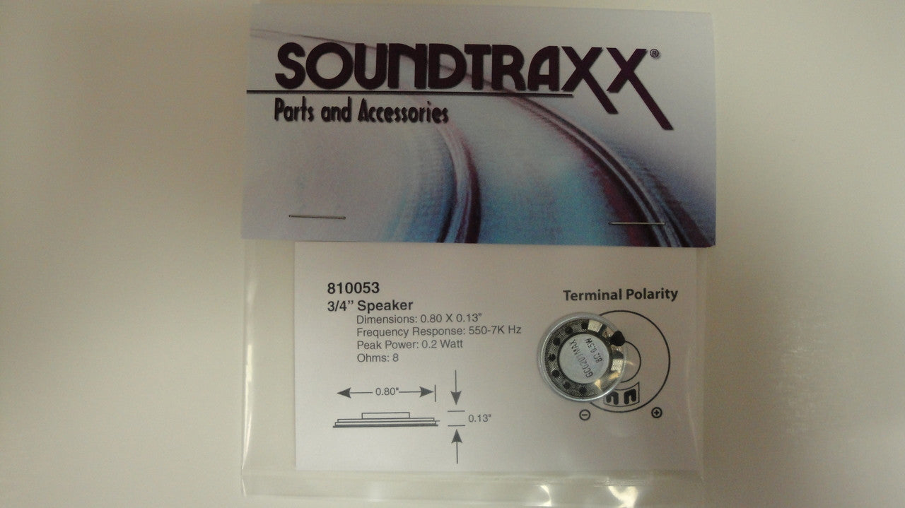 Soundtraxx 20mm Round, 8 Ohm High-Output Speaker for All Scales, Part # 678-810053