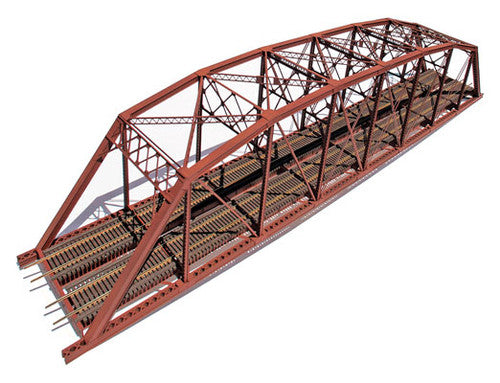 HO Scale Central Valley 1900 200-Foot Double-Track Heavy-Duty Laced Parker Truss Model Bridge Kit # 210-1900