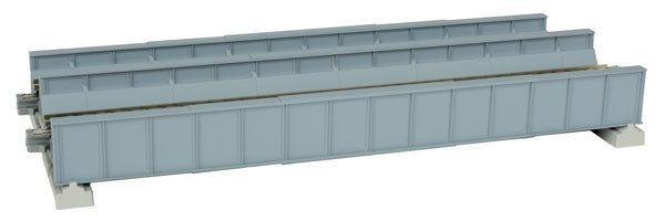 Kato N Scale 186mm (7 5/16) Gray Double Track Plate Girder Bridge, 20457