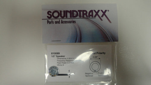 Soundtraxx 15mm Round, 8 Ohm High-Output Speaker for All Scales, Part # 678 - 810089