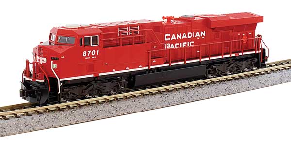 Kato N Scale Standard DC GE ES44AC GEVO CP #8736 (Red & White)