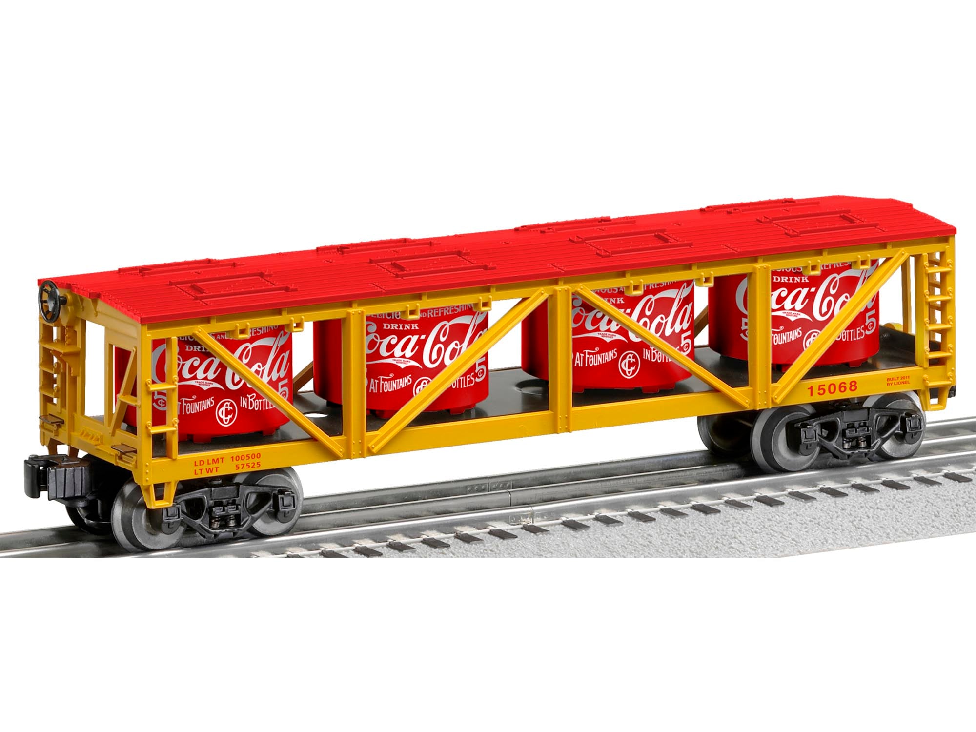Lionel O Scale 6-26660 Coca-Cola Vat Car for 125th Anniversary