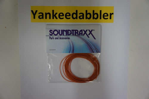 Soundtraxx Ultra-Flexible 30AWG Orange Electrical Wire Suitable for All Scales, Part Number 678-810143