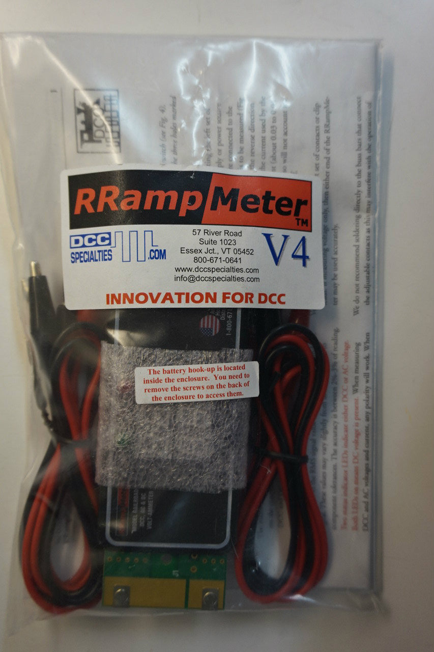 DCC SPECIALTIES 246-RRAMPMETER V4 - High Voltage Circuit Module with Battery Backup